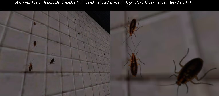 Animated roaches