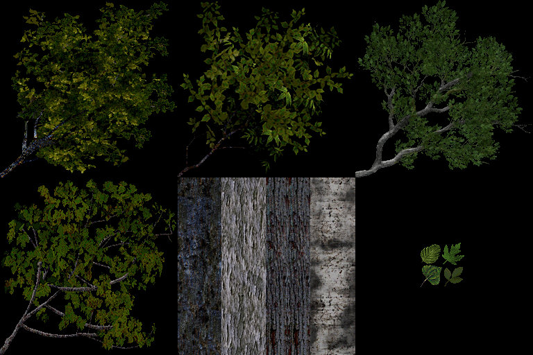 Realistic trees screenshot