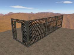 Wire mesh fence
