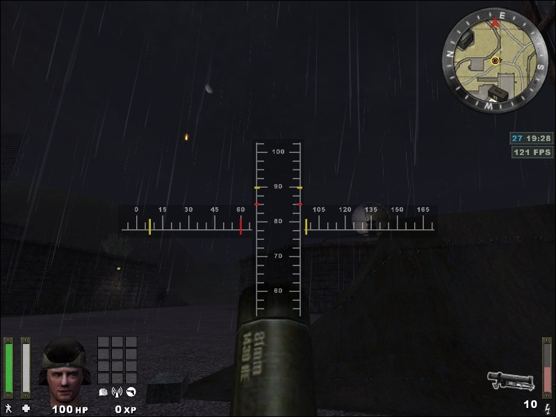Mortar flame trail screenshot