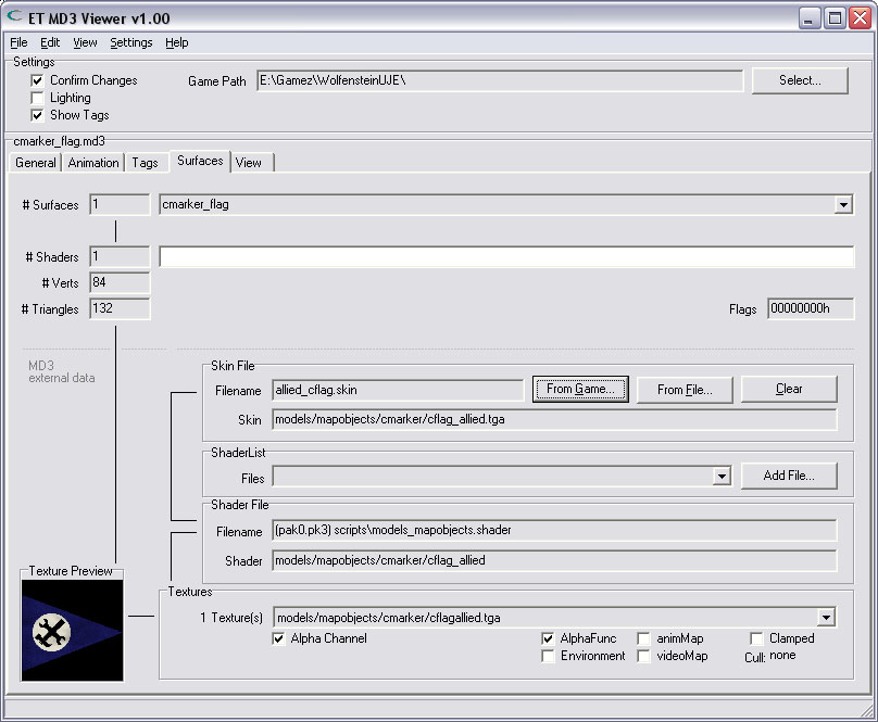 Et model tool v120 screenshot