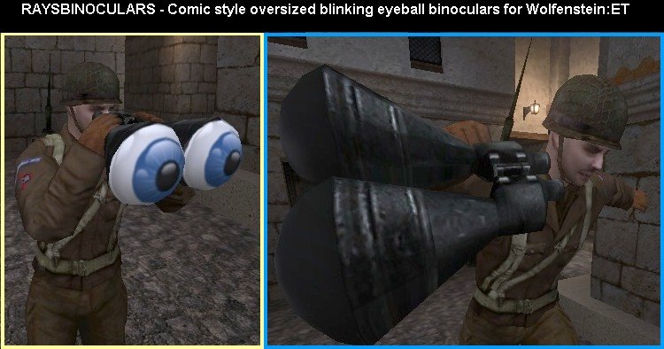 Raybans binoculars