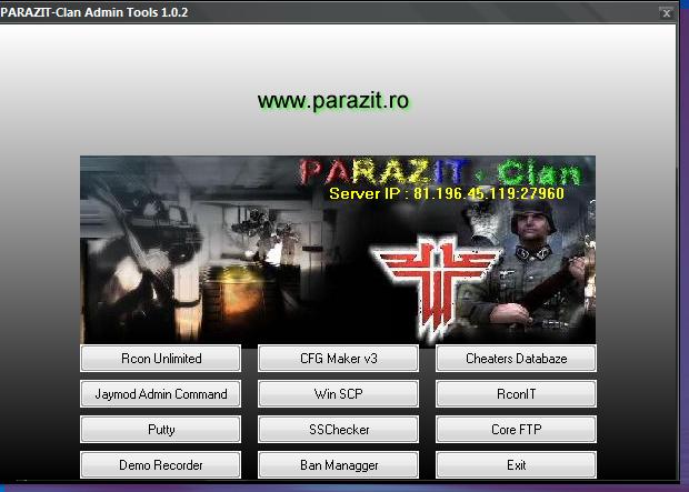 Parazit clan admin tools 1 0 2