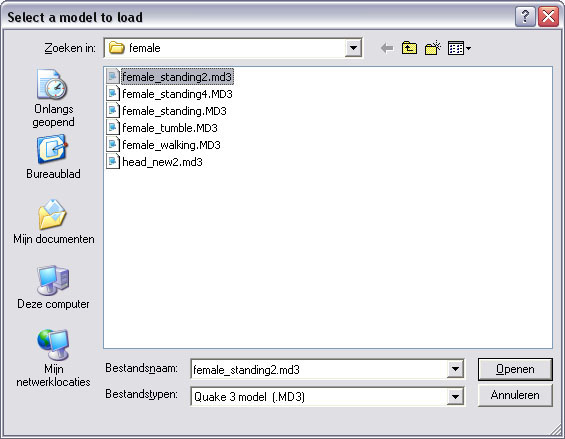 Q3 model tool v1 5 0 screenshot