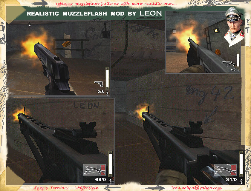 Realistic muzzleflash