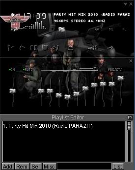 PARAZIT Winamp Skin1.0.wal screenshot