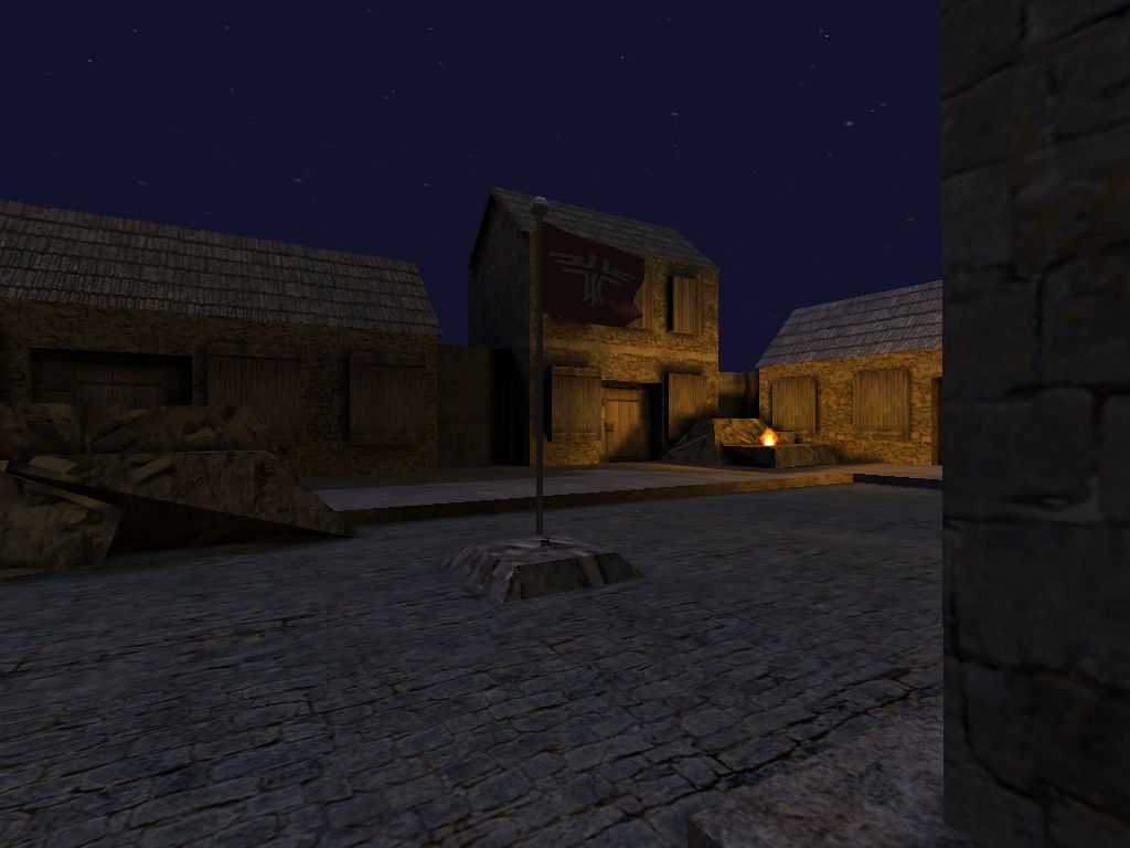 Carentan streets screenshot
