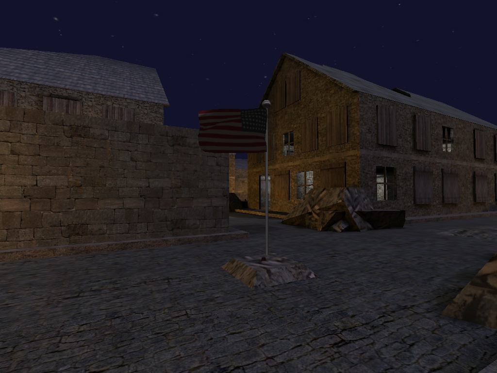 Carentan streets screenshot