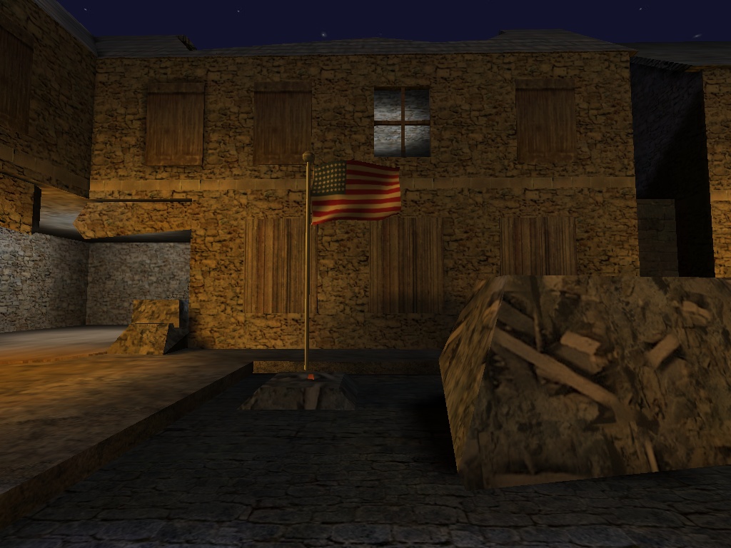 Carentan streets screenshot