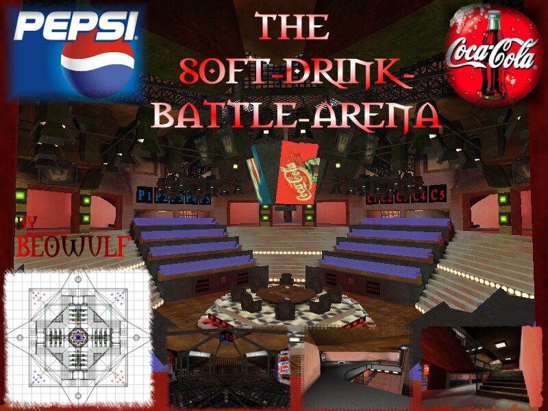 Soft drink battle arena