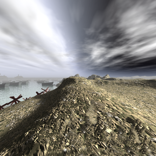 Rtcw sp beach screenshot