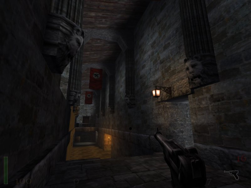 Wolfenstein 3d e1m1 screenshot